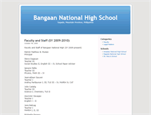 Tablet Screenshot of bangaan.sagada.org